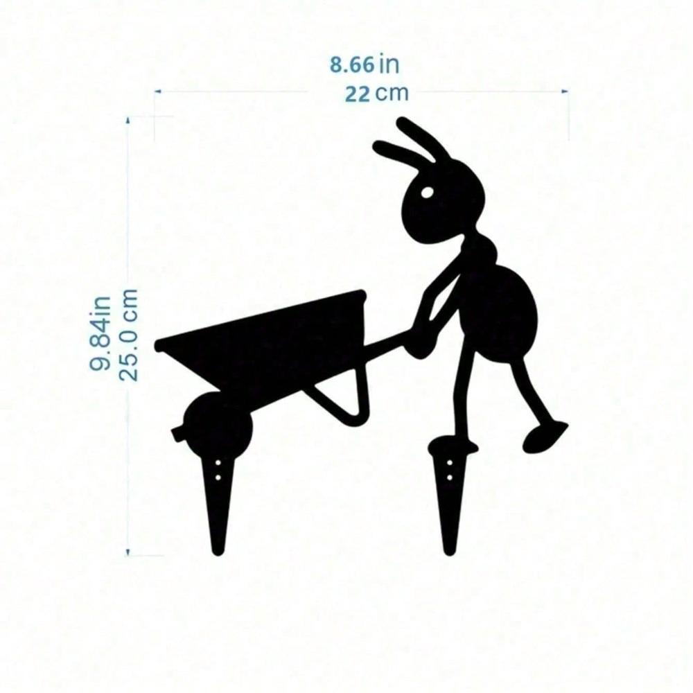 Vintage Metal Iron Ant Sculpture Outdoor Halloween Decor Christmas Yard Ornament Farmhouse Patio Art Thanksgiving Lawn Statue Holiday Gift