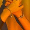 Charms 925 Silver Color Beautiful Palace Bell Cuff Bangle For Woman Bracelets  Party Wedding Jewelry