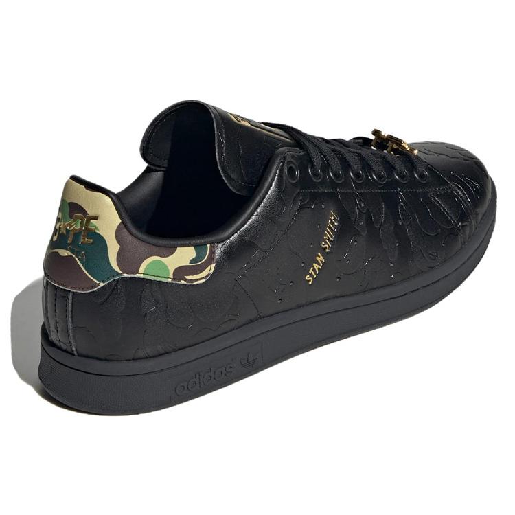New Adidas Bape X Stan Smith '30th Anniversary Black' IG1116