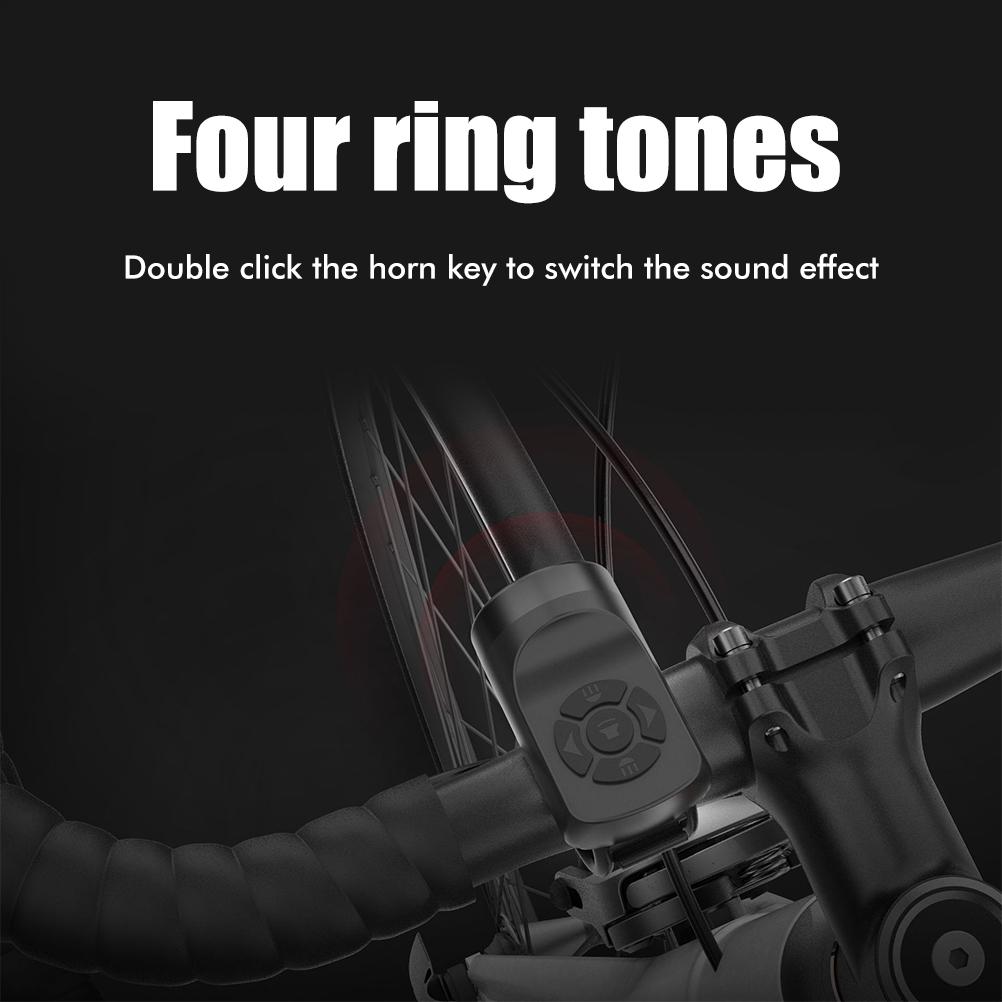 Bike Bell Cyklistické zvonky Horn Dobíjecí klaksony Voděodolné 3 zvukové režimy Bike Bells pro