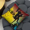 all time low rock band Cushion Cover Reversible Plush Pillow Cover – For car, sofa, bedroom, perfect as a gift.
