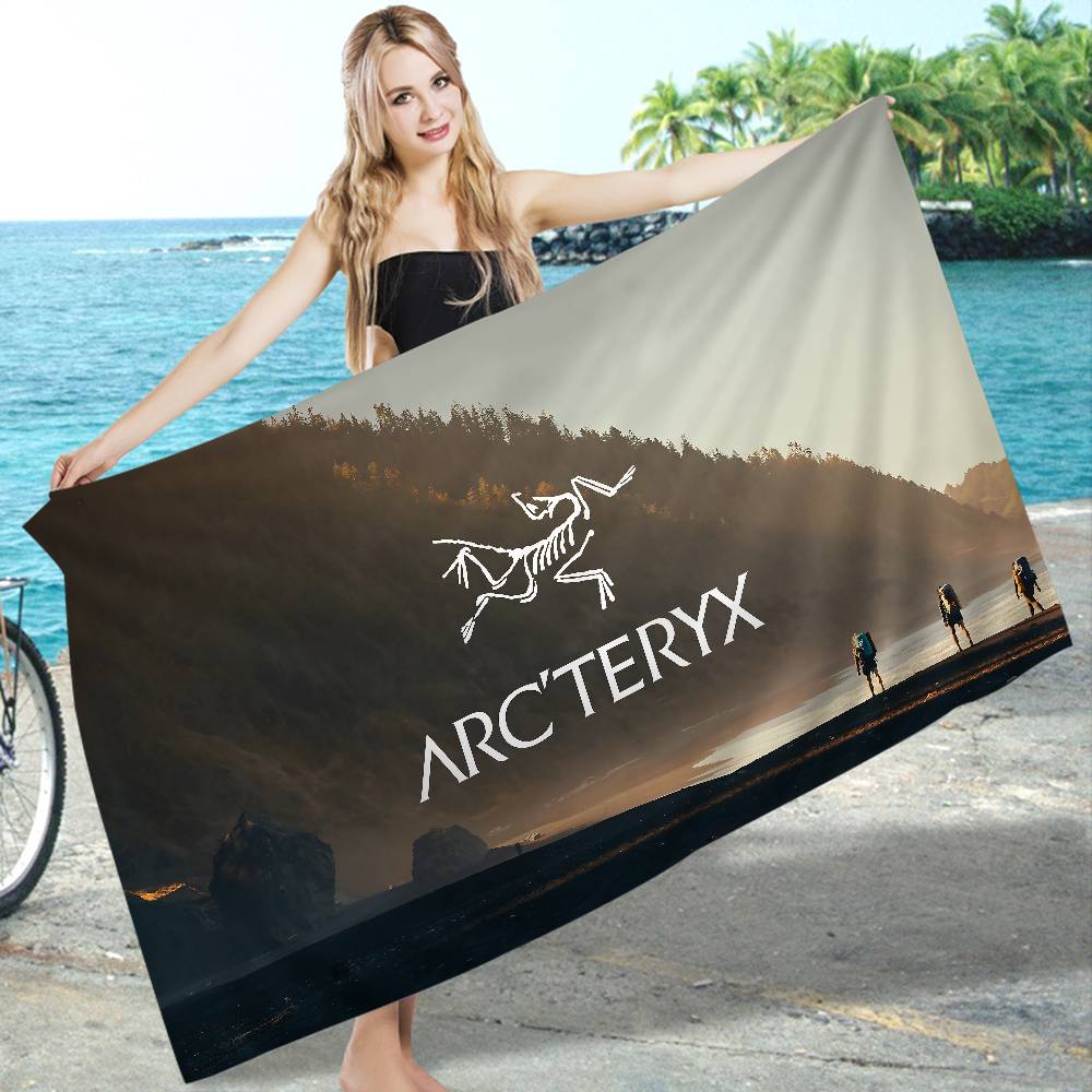 Outdoor Brand A-Arc Teryx Beach Towel Colorful Bath Towels For Girl Microfiber Quick Dry Custom Sand Free Beach Spa Gym Pool