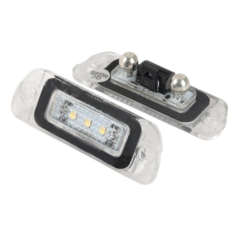 2pcs Error Free LED License Plate Light A2518200166 For Mercedes GL ML R Class X164 W164 W251 Xenon White