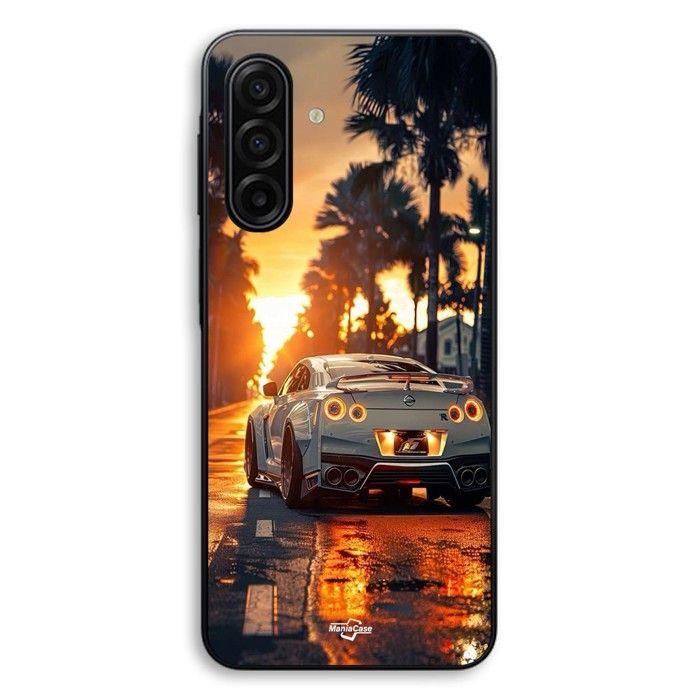 Hülle Für Samsung Galaxy A18 GTR R35 Sonnenuntergang Maniacase schwarz