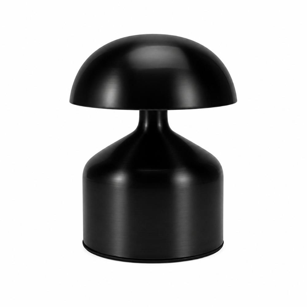 Touch Sensor Mushroom Shape Table Lamp Metal Shade Atmosphere Desk Lamp  Restaurant Decor чёрный