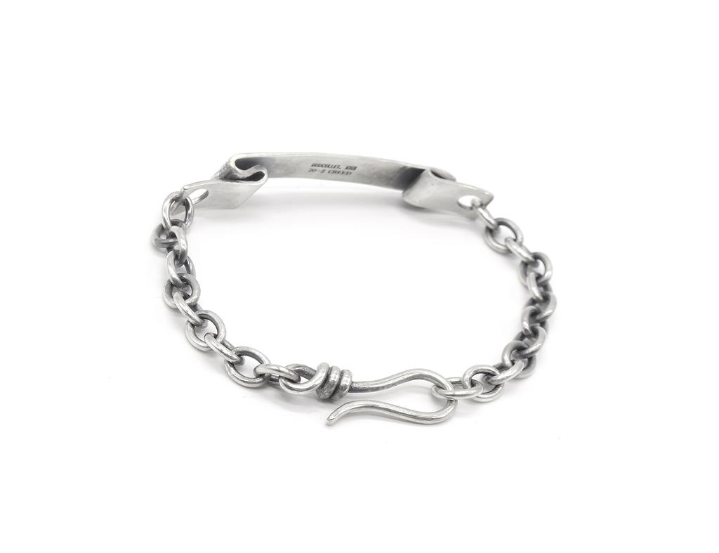 Oddcollet [Silver925]Scroll Chain Bracelet (S)