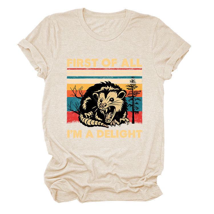 Unisex Summer Delight Round Neck T-Shirt