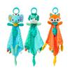 Baby Security Blanket Plush Toy Fox Elephant Dinosaur Soft Lovey Baby Gifts for Newborn Toddler Snuggle Plush Baby Toys