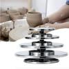 15-30cm roată de ceramică cu două fețe din aluminiu, placă turnantă, instrumente de lut DIY, placă rotativă pentru tort, masă rotativă, ceramică, instrument de lut