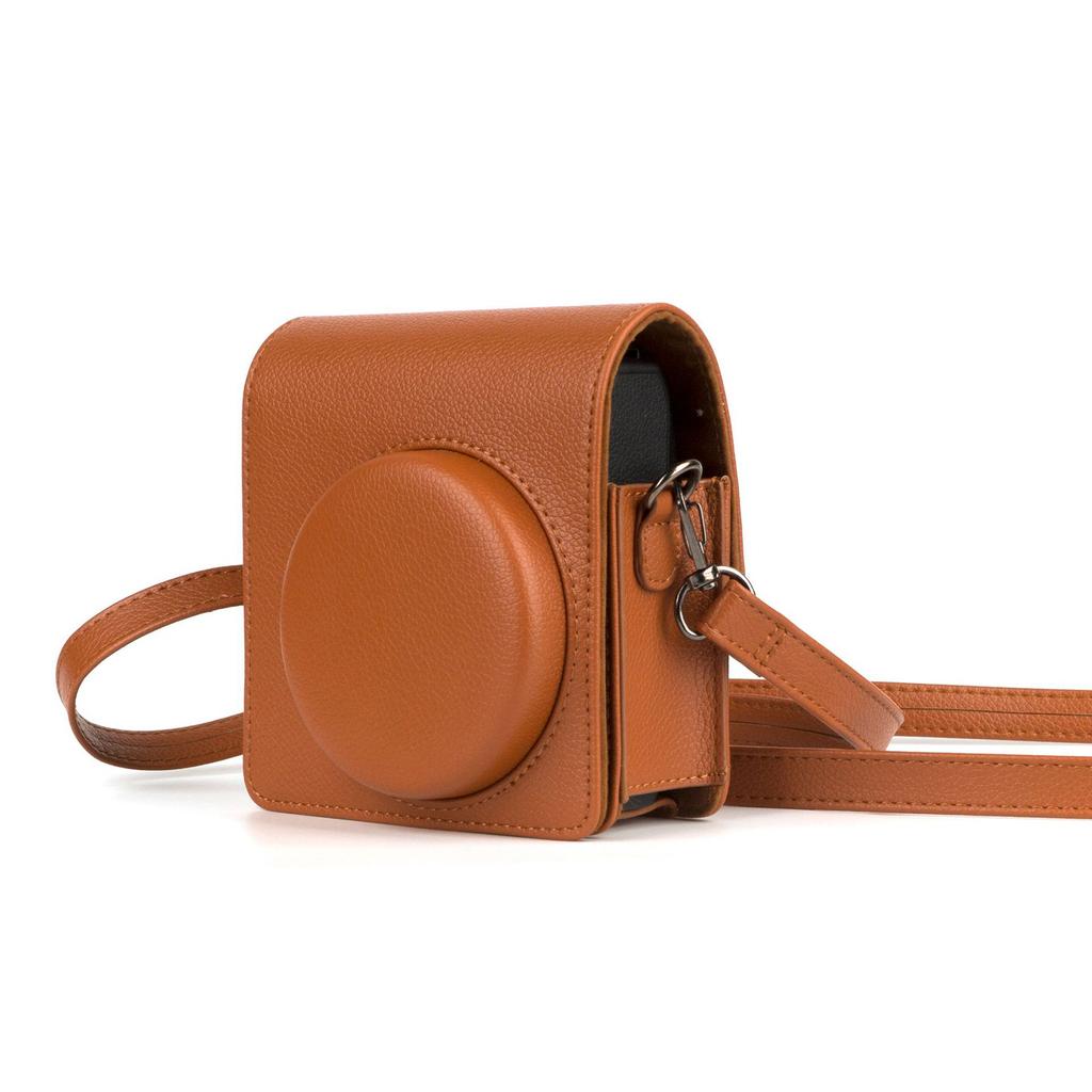 Tragbare Sofortbildkameratasche Kameratasche Retro-Stil PU-Leder Tragetasche Ersatz für Fujifil