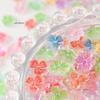 50Pcs 3D Ice Translucent Gradient Blossom Flowers Nail Charms Luminous Manicure Art Decorations for Nail Design