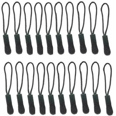 20Pcs Replacement Zipper Pulls Cord Extender for Backpacks Jackets Luggage Purses Handbags