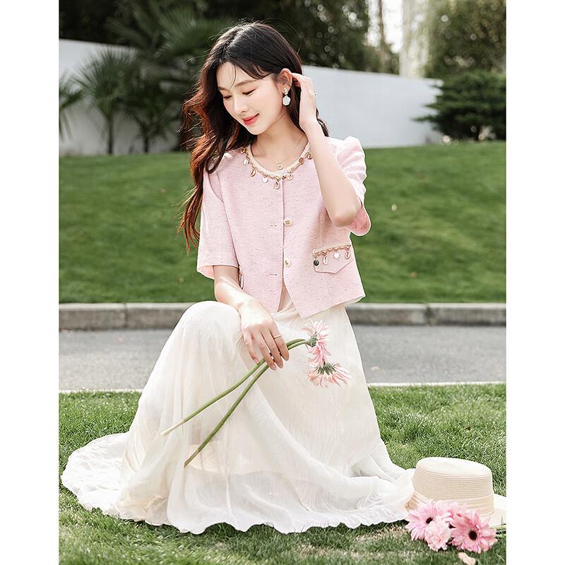 

Si Shui Nian Hua 2025 Summer New Chinese Style Skirt Set XL