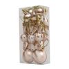 Christmas Tree Decoration Set Holiday Baubles Shatterproof Christmas Tree Decorations Assorted Color Pendant