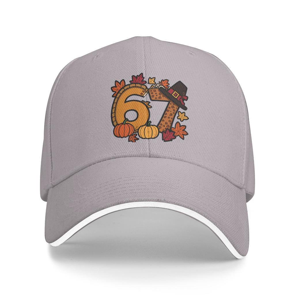 Summer Casual Baseball Cap Thanksgiving Turkey Six Seven 6 7 Funny Holiday Fishing Hip Hop Hats Male Streetwear Snapback Cap