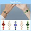 Wholesale Four Leaf Clover Bracelet Watch Decorative Quartz Timepiece For Women
