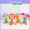 Elephant Lion Plush Rattle Toy With Sensory Development For Infants And Toddlers