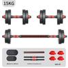 Adjustable Home Gym Dumbbell & Barbell Set