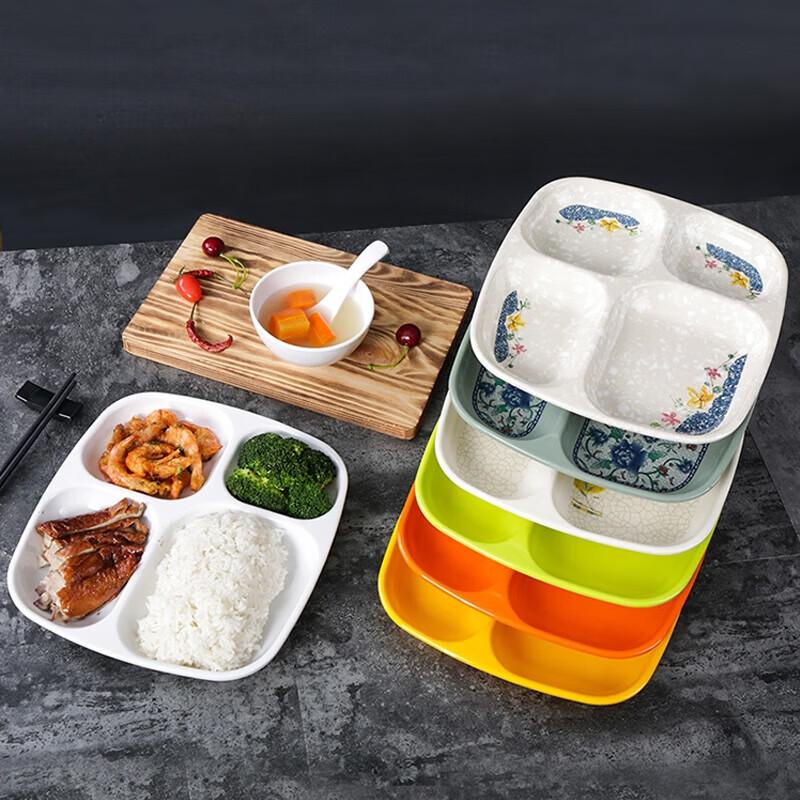 Melamine Divided Canteen Tray
