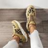 Mode Übergröße 43 44 Schuhe Damen Keilsneaker Plateau Frühling Herren Casual Leopard Sport Damen Laufschuhe Zapatos