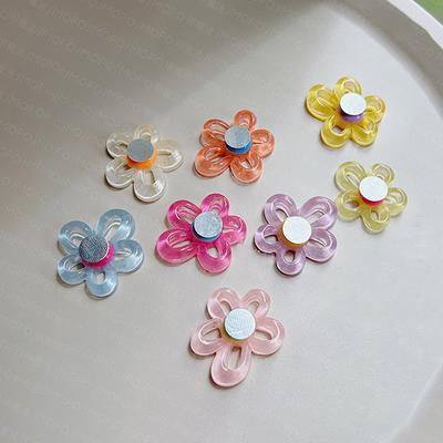 Flowers Nail Stand For Press On Nails Acrylic Shower Shelves Nail Display Magnetic Holder Manicure Organizer Tools