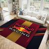 Red Bull Racing Design Crystal Velvet Carpet Cozy Non?Slip Printed Rug For Bedroom Living Room Entrance