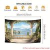 2D Floral Arch Balcony Backdrop Outdoor Wedding Photography Decor