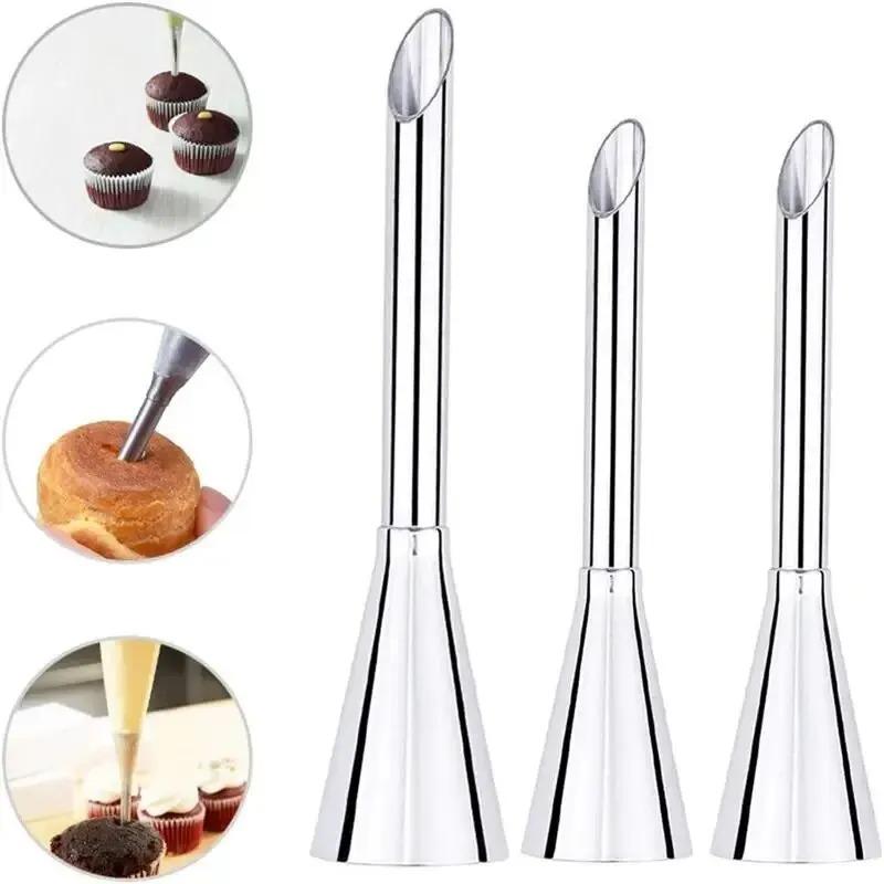 1PC Stainless Steel Puff Mouth Cake Puff Cream Flower Squeezer Western Pastry Cake Baking Tool Framed Mouth Baking Set Nozzle