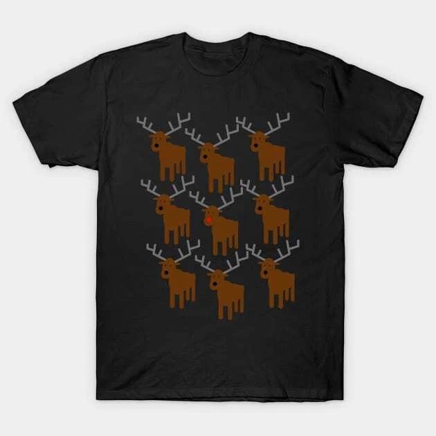 Santa s Reindeers Crew Made in Australia T-Shirt 4XL