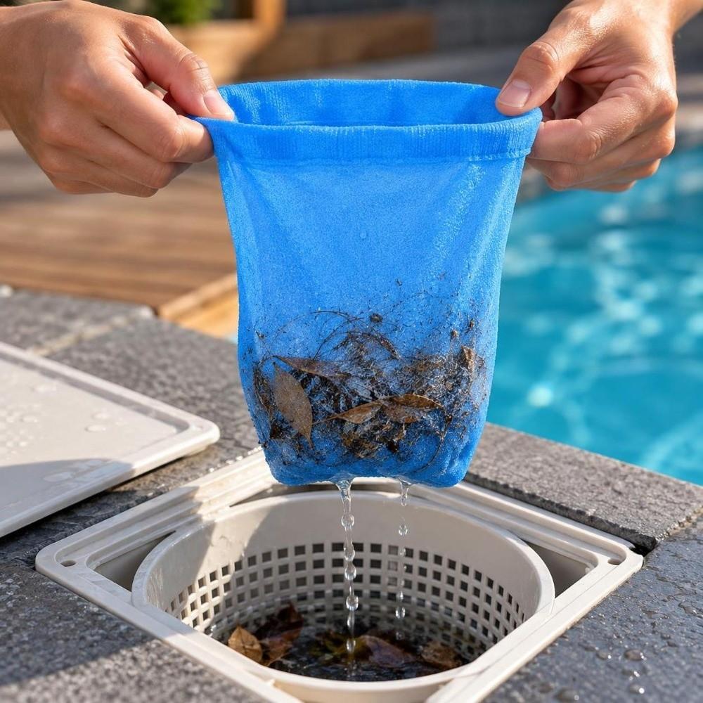 20pcs Blue Micro Filter Bags Micro Filter Pool Vacuum Cleaner Filter For Pool Cleaner
