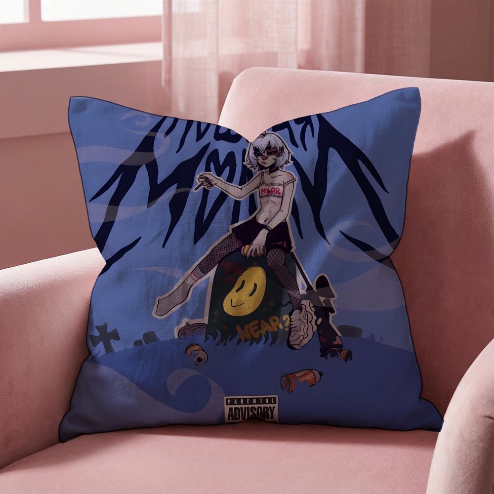 Poshlaya Molly Poshlaya Molly Cushion Cover Multi-Scene Pillow Cover for Home & Car - Reversible, Soft & Durable for Daily Use