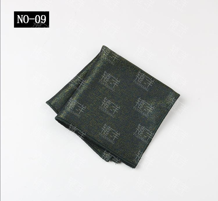 Men'S Handkerchief Square Towel Polyester Cashew Flower Suit Pocket Towel Dress Square Towel