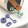 3 Pezzi Tappo per Cannuccia in Silicone Copertura Antipolvere Tappo Ermetico Tappi Anti-Sversamento per Bicchieri da Viaggio e Bicchieri d'Acqua da Esterno