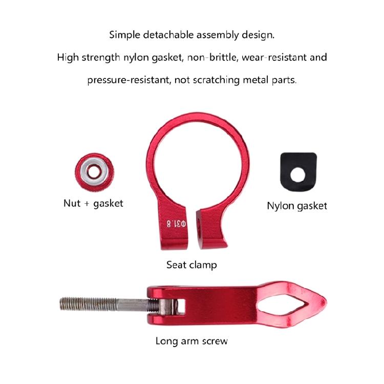 Cycling Seat Clamp Universal Seat Post Clamp Saddle Clamp Bike Seat Tube Clips