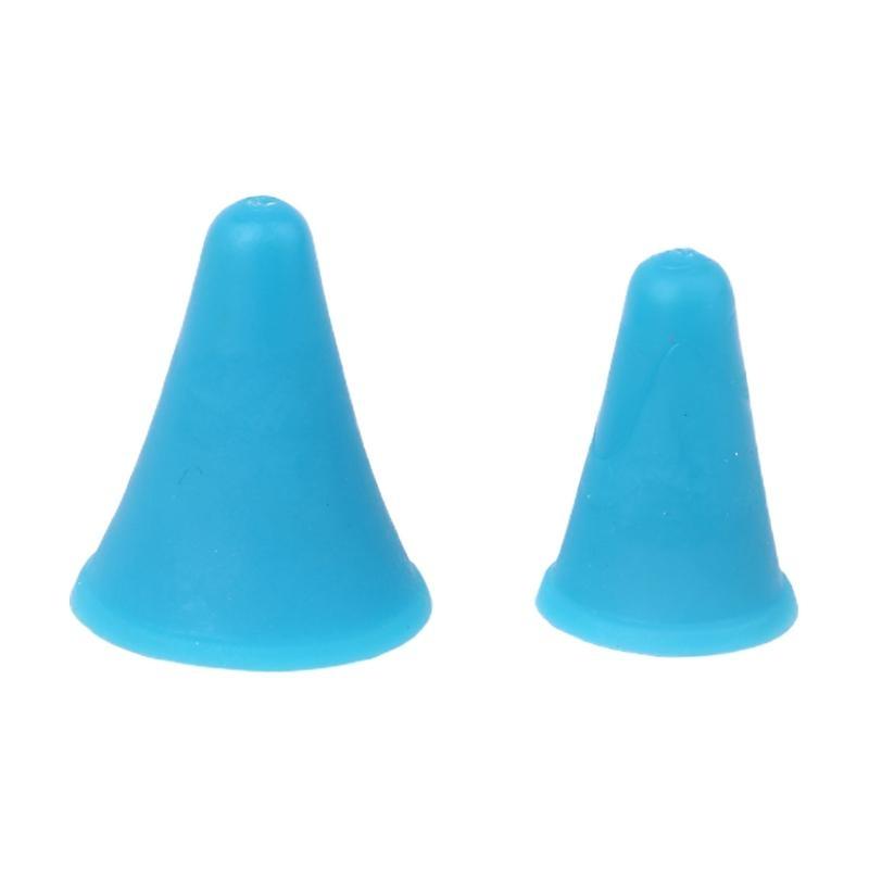 20pcs Cone Knitting Needles Cap Tips Point Protectors Stoppers Cover Craft