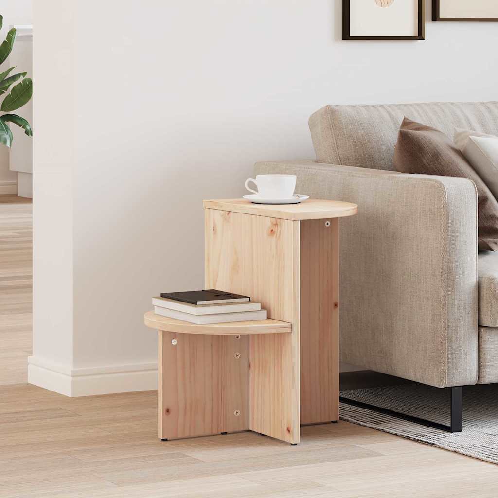 Natural Coffee Table 50 x 40 x 50 cm Solid Pine Wood