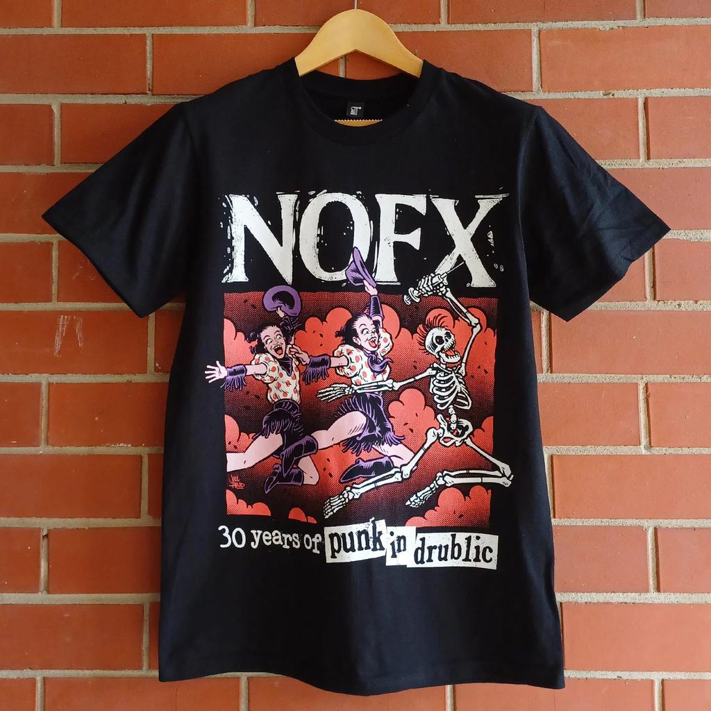 2026 New Nofx Rock Band Pattern 100 Cotton Printed Summer Tshirt For Unisex And Women Casual Daily Wear For Both Genders