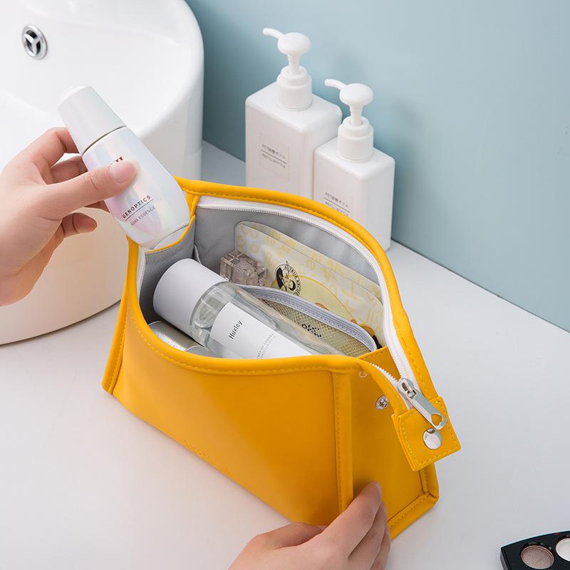 Simple Urban Stylish Design Large Capacity Makeup Bag Portable Pouch Storage