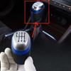 1pc PU Leather 6 Speed Car Manual Gear Shift Knob Stick Lever for Renault for Megane MK4 BFB 2016-On/ for Kadjar 2015-2022