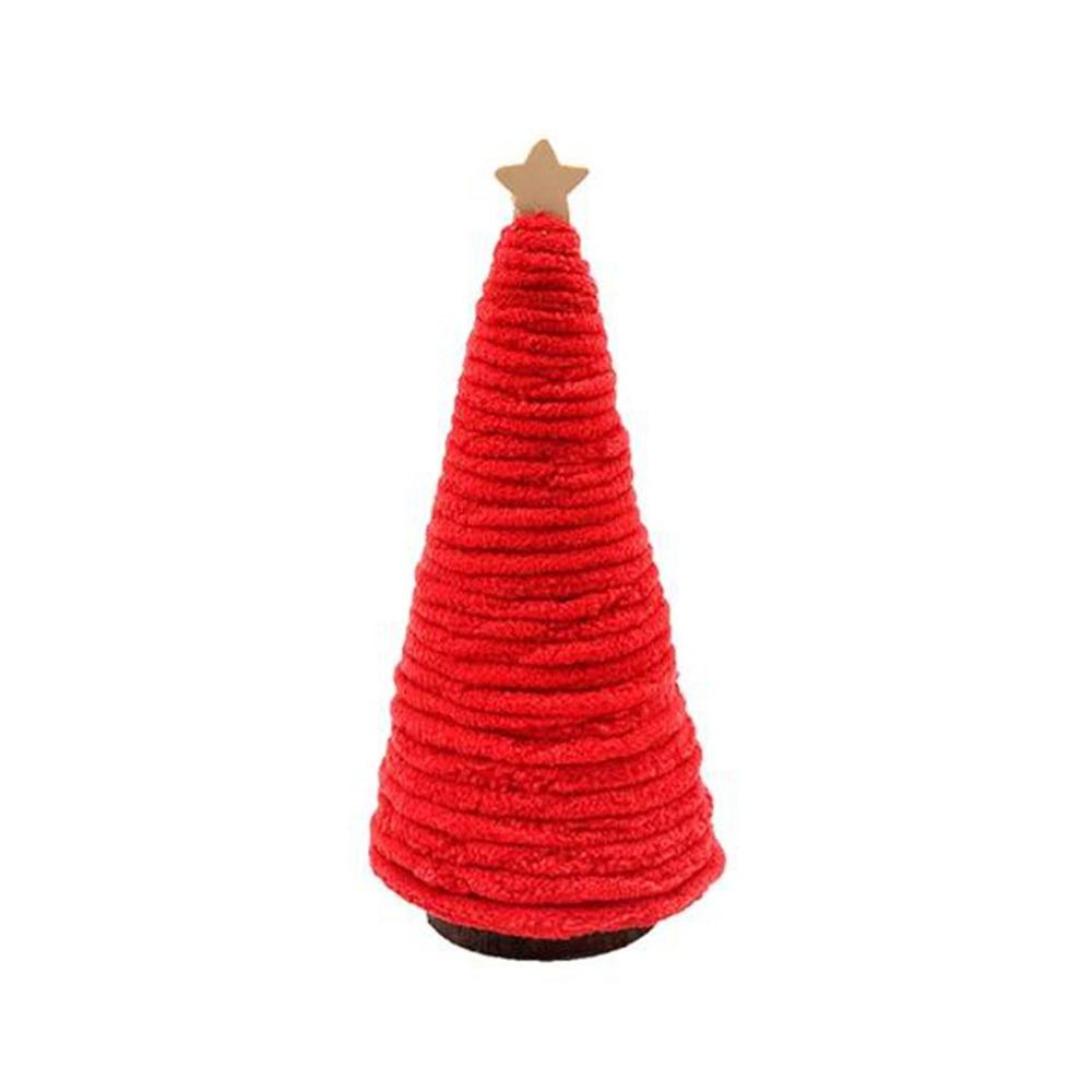 

Красочные искусственные рождественские елки Ручная работа Рождественские настольные украшения для дома S красный