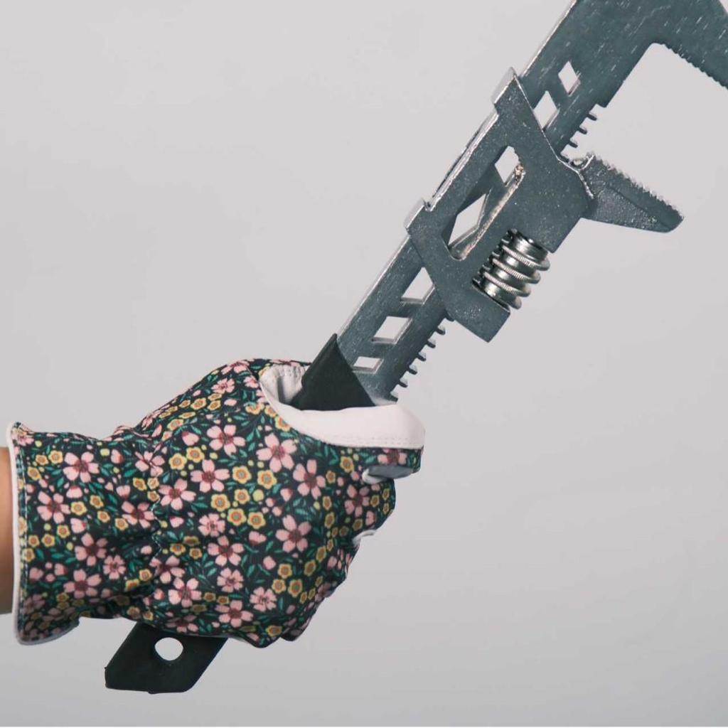 Leather Anti-Slip Printed Gardening Gloves: Elastic, Anti-Puncture, Wear-Resistant Protective Gear for Agriculture, Forestry, and Animal Husbandry