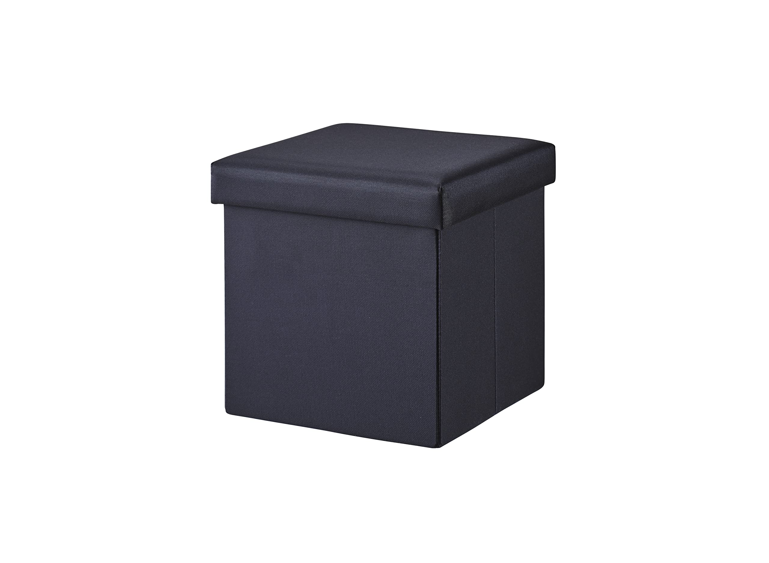 

[BLKP] Жемчужный металлический ящик-табурет для хранения с крышкой, Пуф, Складной, Маленький, Черный, N-7899