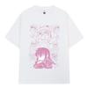 Japanese Unisexga Bocchi The Rock Tshirt Anime Gotoh Hitori Graphic Tshirts Unisex Women Summer Oversized Cotton T Shirts Streetwear