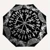 Vegvisir Viking Compass Norse Symbol Decal Waterproof  Umbrella, Portable 3-Fold Umbrella for Men & Women,Christmas Gift ES167