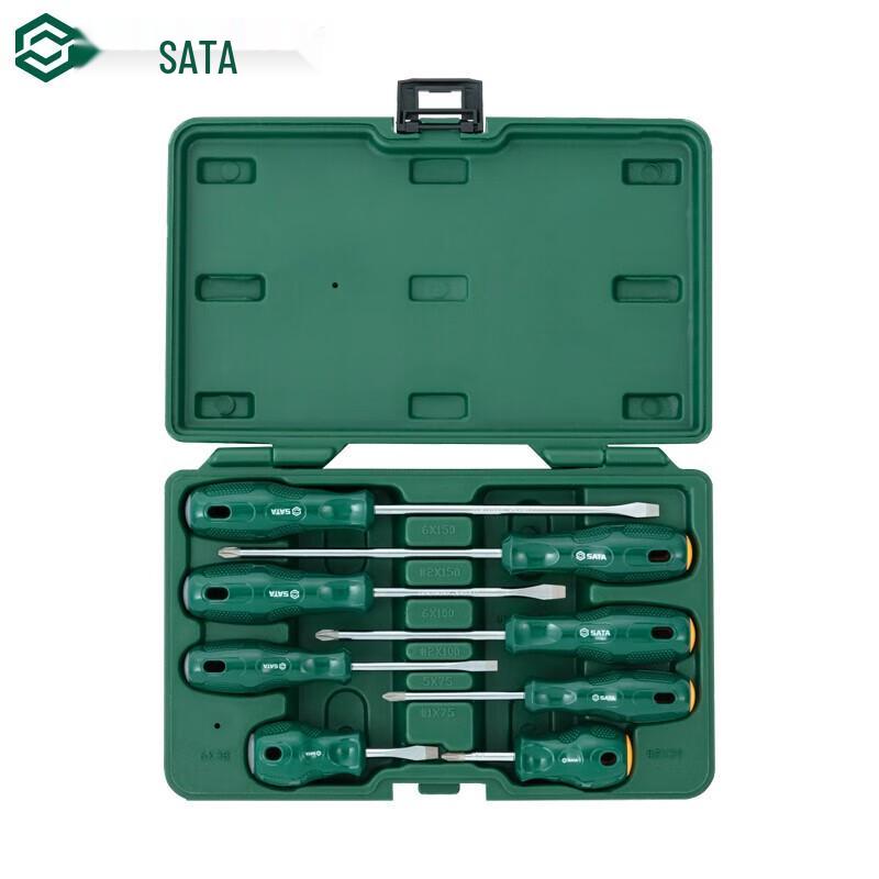 SATA 8-Piece Industrial Magnetic Screwdriver Set