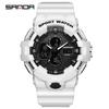 Sanda Luminous Unisex Multifunctional Casual Electronic Watch