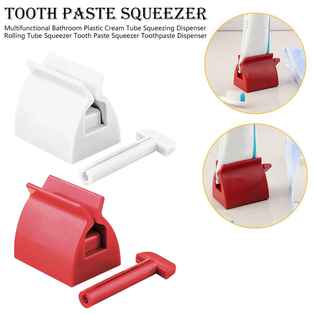 Toothpaste Tube Squeezer Set of 2 Toothpaste Squeezer Rollers Metal Toothp...