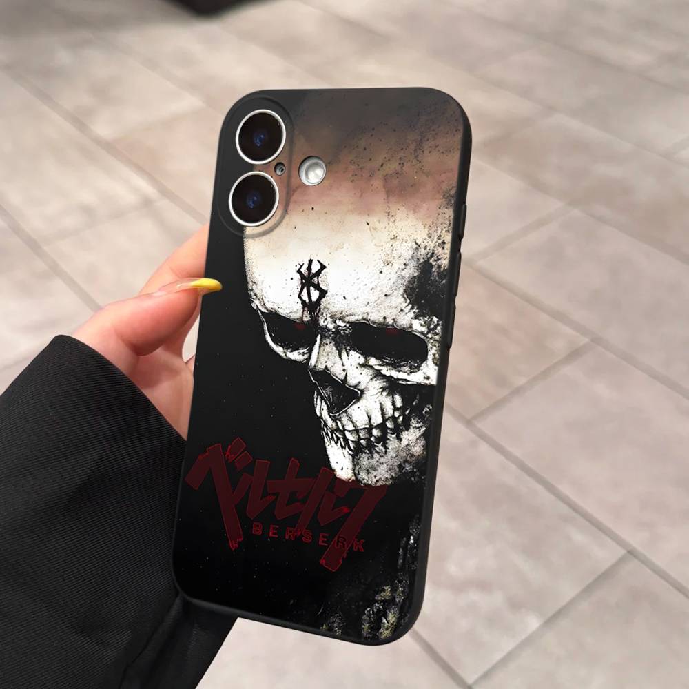 Comic Cool Berserk For Iphone 17 16 15 14 11 12 13 Pro Max Plus Case Cute Art Phone Cover