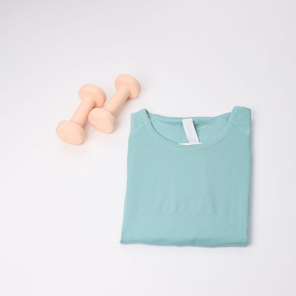 In Stock: Women's LU3.0 Short Sleeve Round Neck Yoga & Running Slim Fit T-Shirt