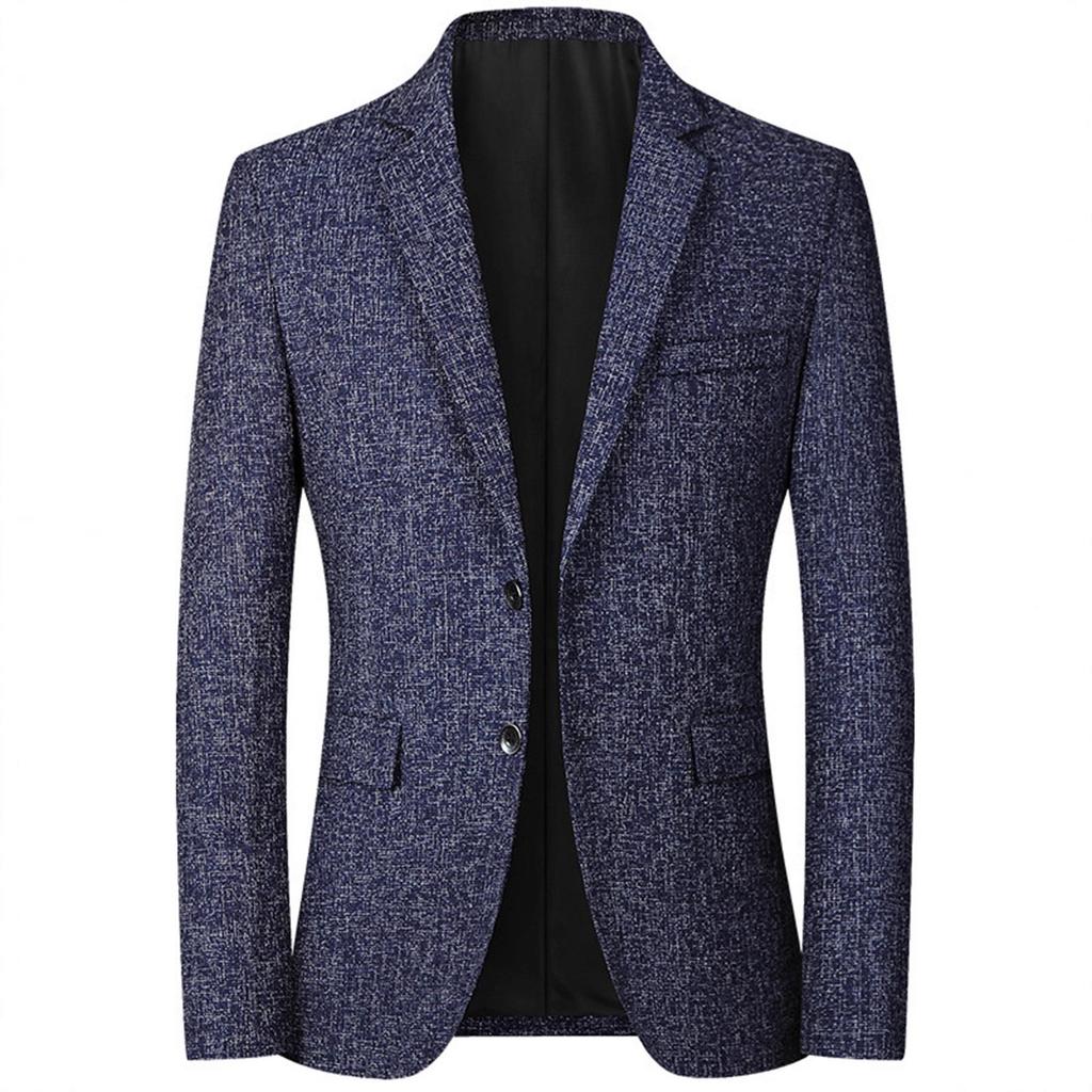 Men's Lightweight Spring/Fall Blazer Youthful, Minimalist, Slim-Fit, Non-Iron Casual Wear